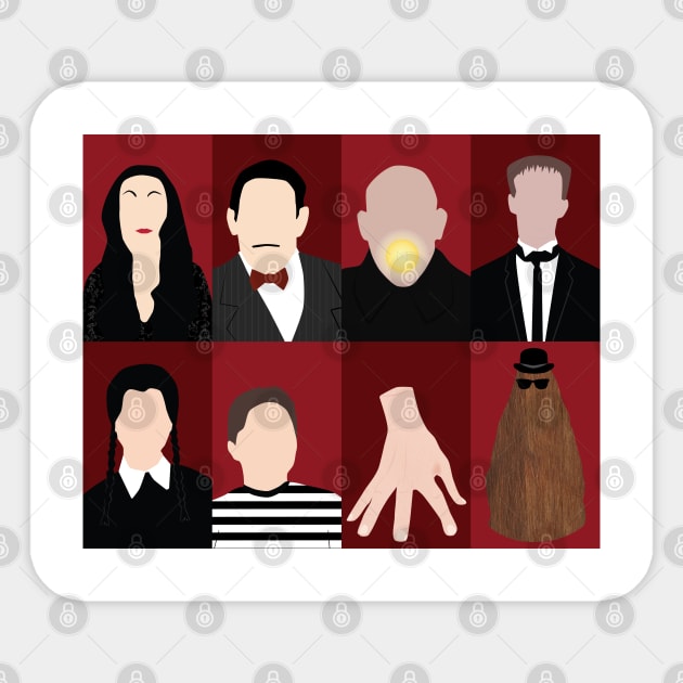 Addams Family Sticker by ehaverstick